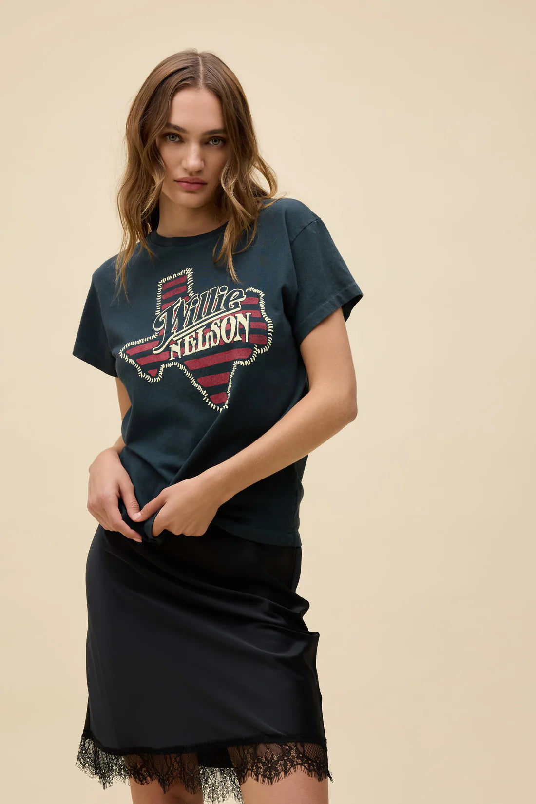 Day Dreamer Willie Nelson Texas Stripes Tour Tee