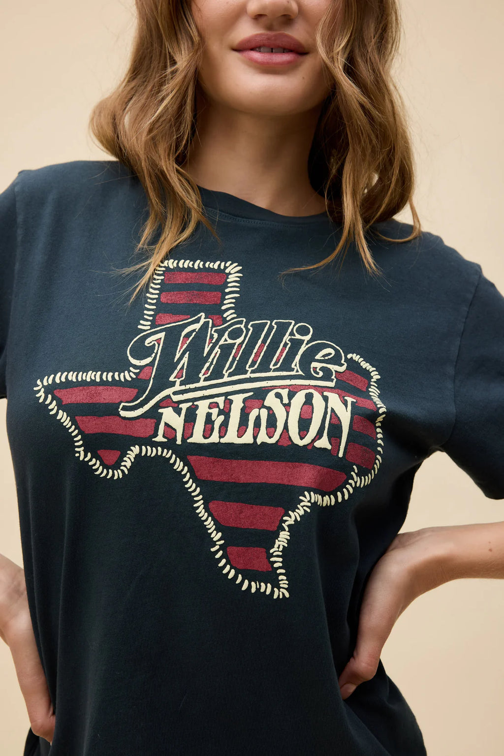 Day Dreamer Willie Nelson Texas Stripes Tour Tee