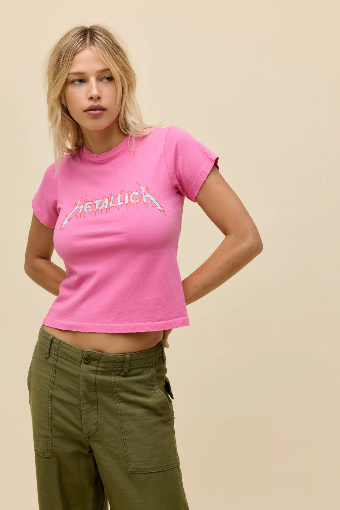 Daydreamer Metallica Flaming Sun Vin Tee