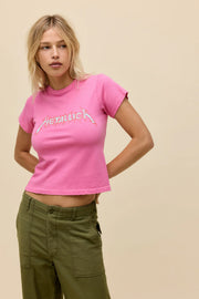 Daydreamer Metallica Flaming Sun Vin Tee