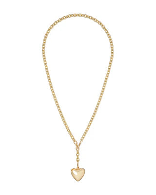 Roxanne Assoulin Mini Puffy Heart Short Necklace