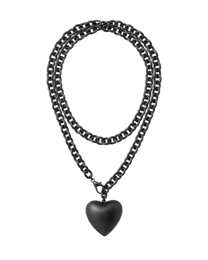 Roxanne Assoulin Puffy Heart Necklace