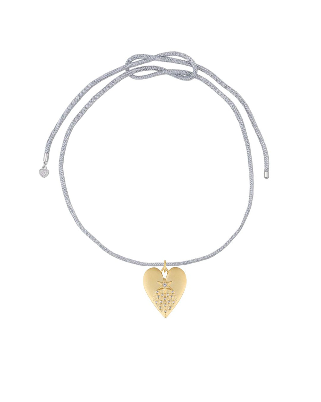 Hart Silver Cord w Halleys Heart Charm