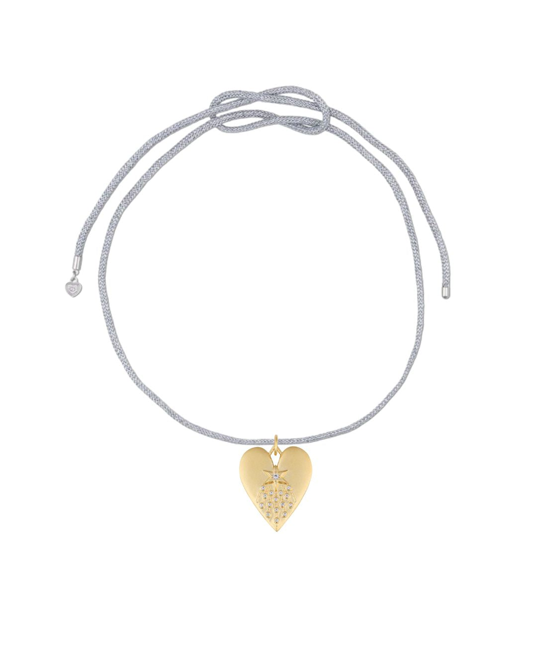 Hart Silver Cord w Halleys Heart Charm