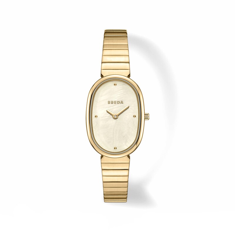 Breda Jane Gold and Metal Bracelet Watch 23mm