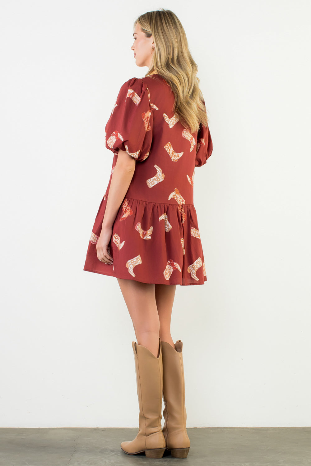 THML Boot Print Dress