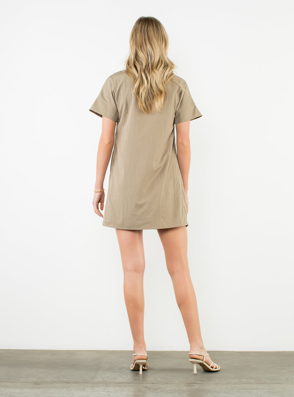 THML SS V-Neck Dress