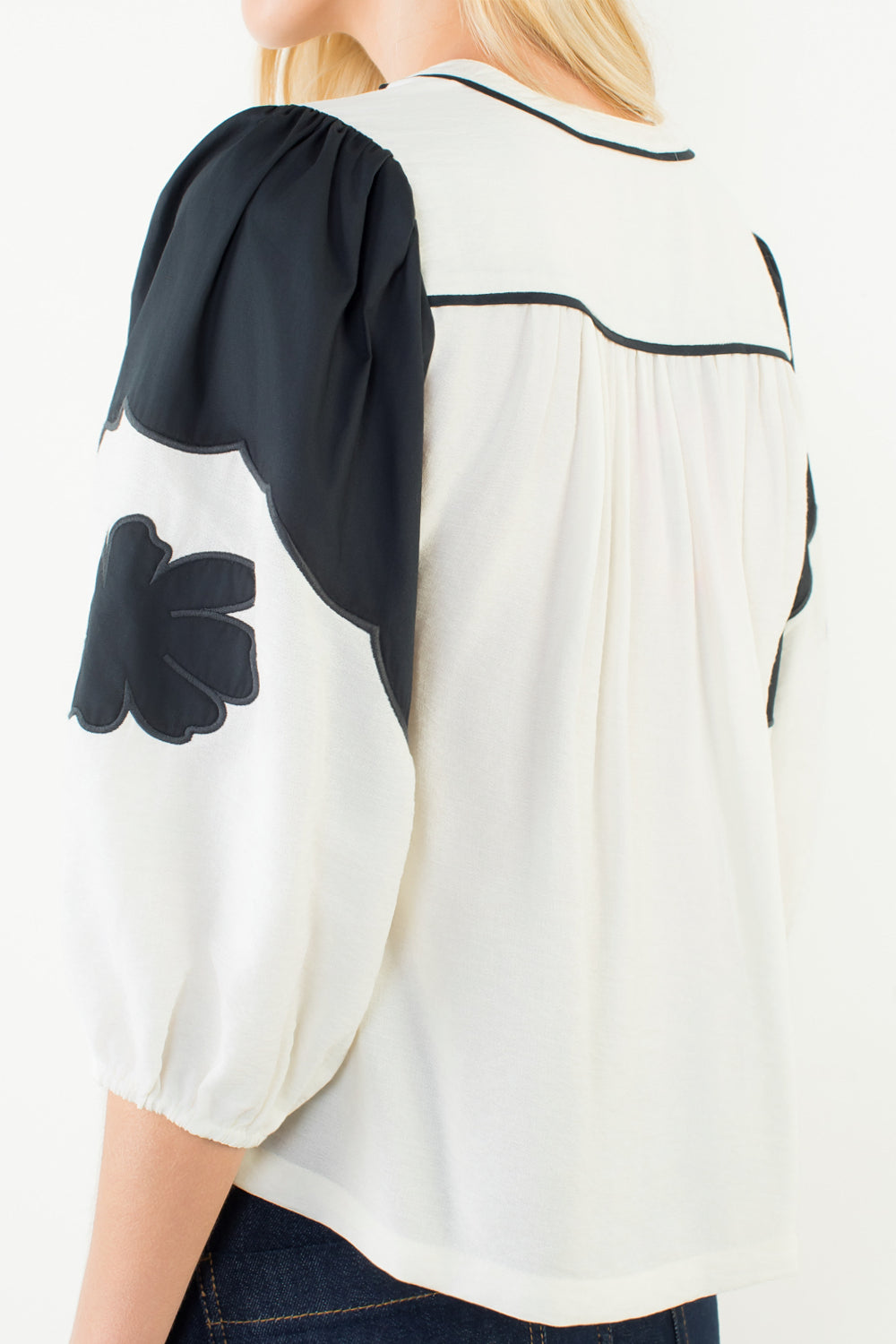 THML LS Pattern Detail Top