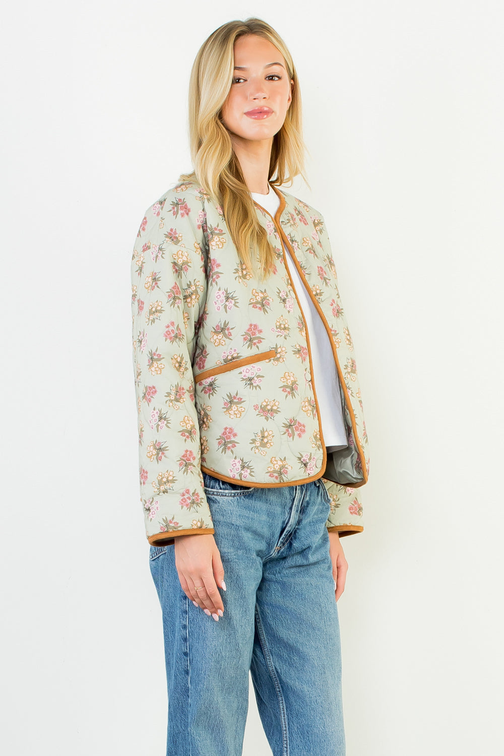 THML Floral Quilted Jacket