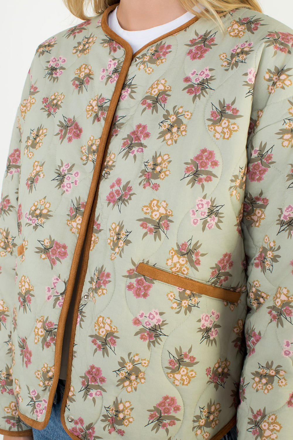 THML Floral Quilted Jacket