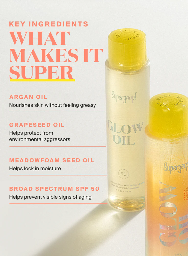Supergoop: Glow Oil Beach Flower