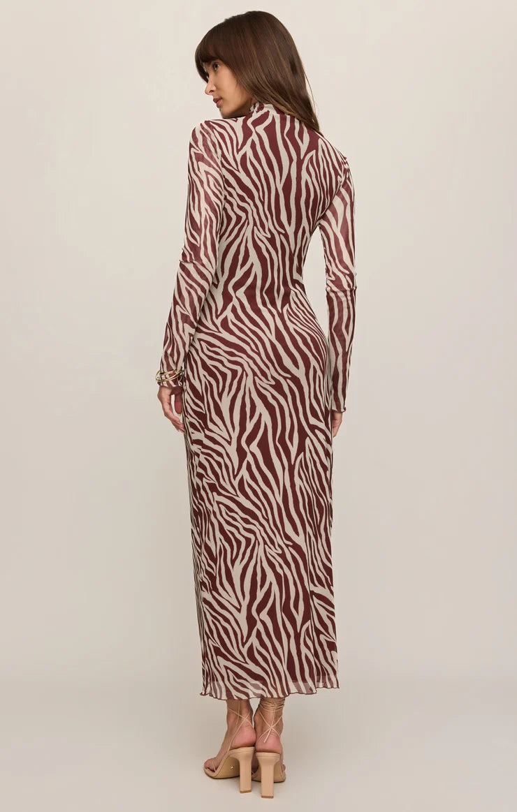 Z Supply Sevilla Zebra Midi Dress