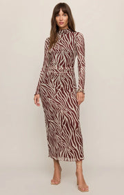 Z Supply Sevilla Zebra Midi Dress