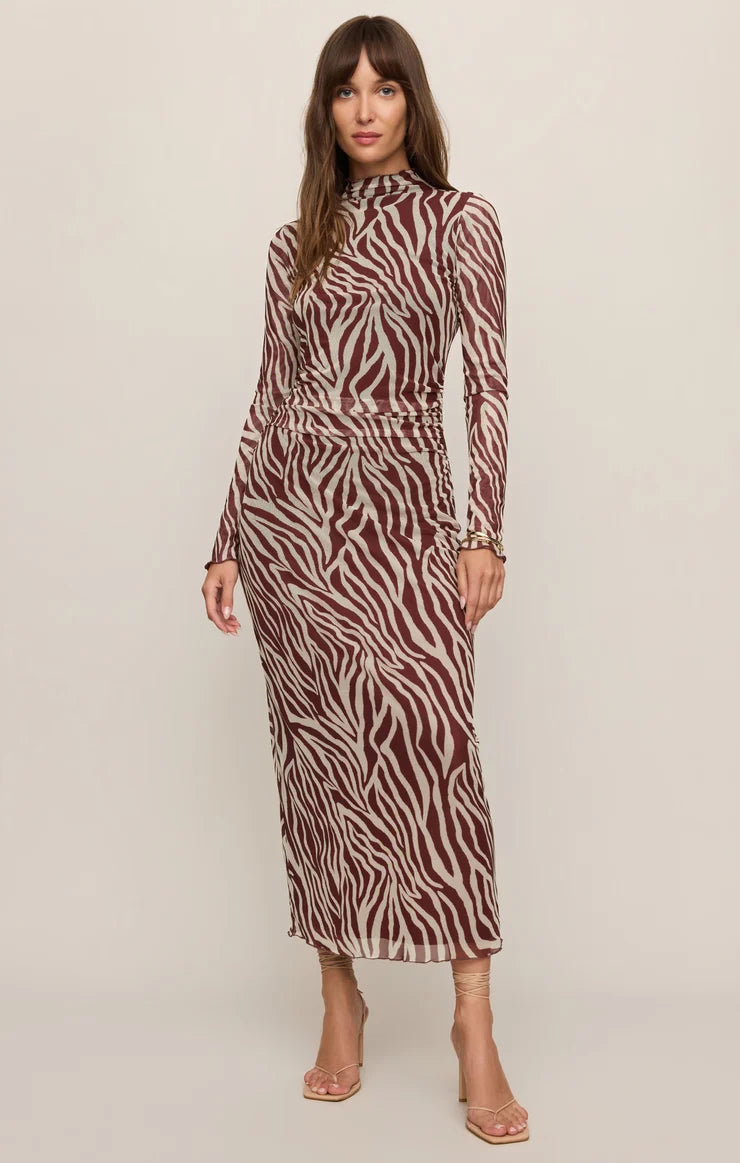Z Supply Sevilla Zebra Midi Dress