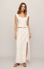 Z Supply Emrie Eyelet Skirt