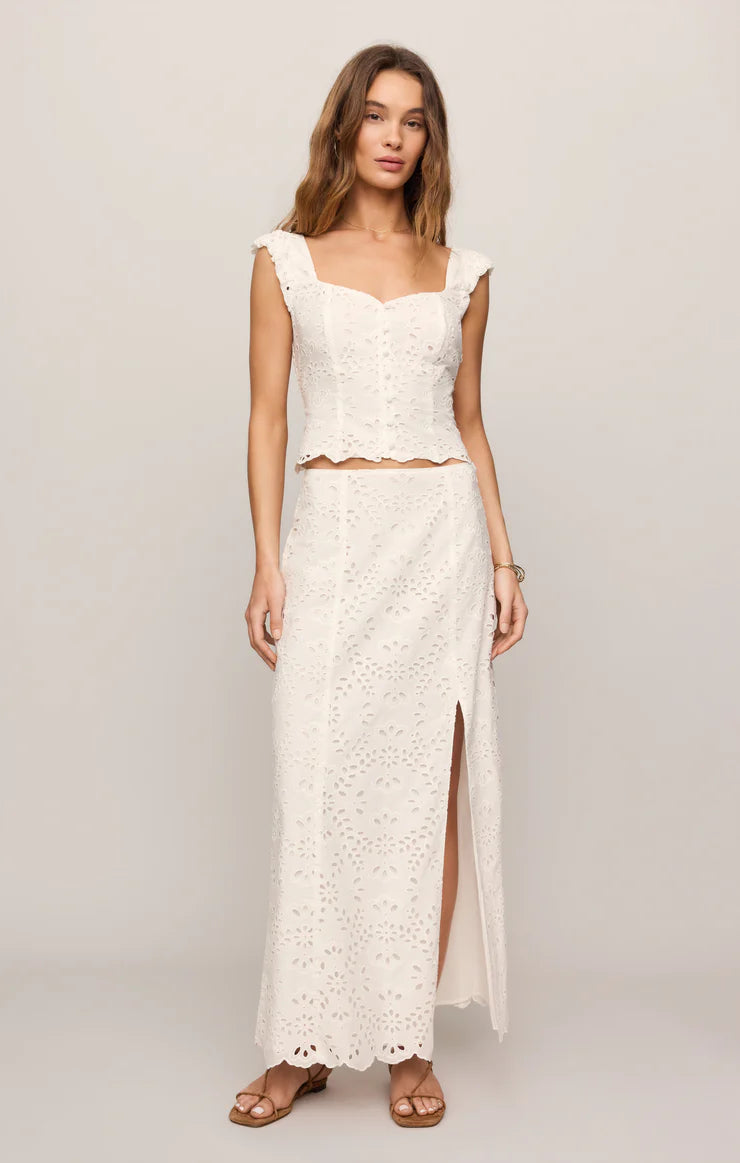 Z Supply Emrie Eyelet Skirt