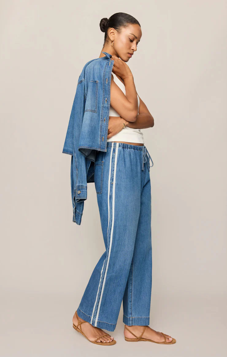 Z Supply The Sidelines Denim Track Pant