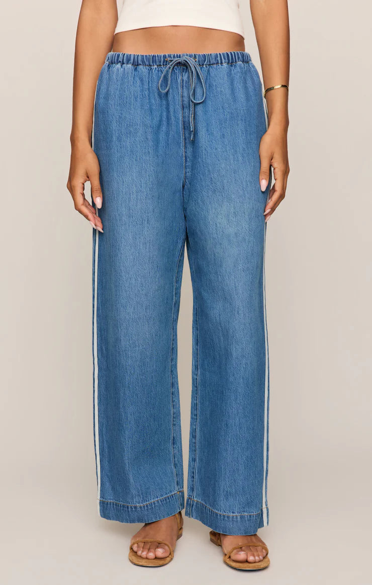 Z Supply The Sidelines Denim Track Pant