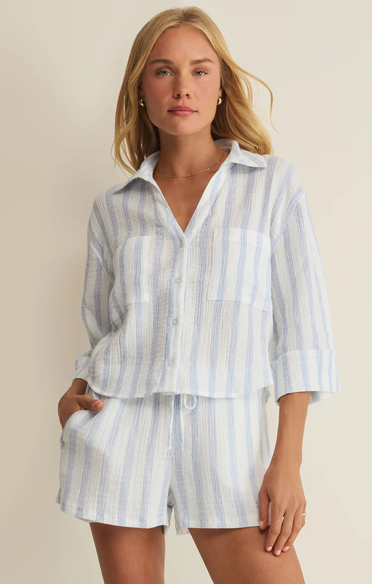 Z Supply Helena Striped Shirt ZT262977