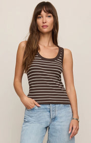 Z Supply Rowe Striped Scoop Tank