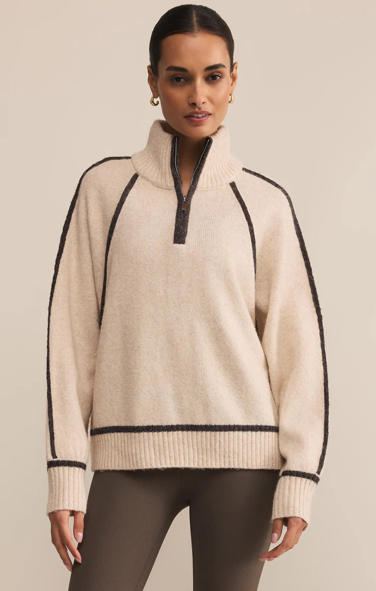Z Supply Alps Half Zip Sweater