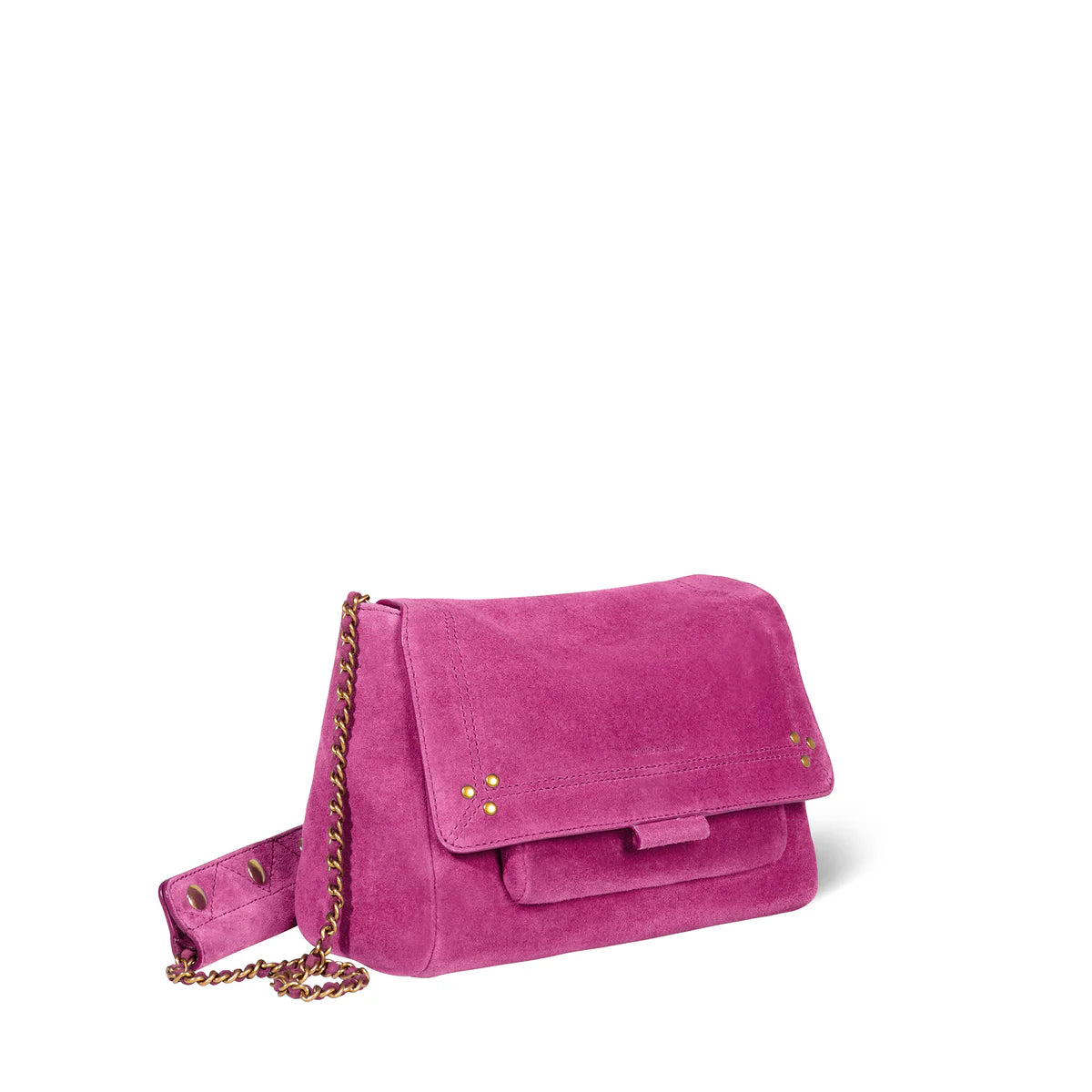 Jerome Dreyfuss Lulu in Split Suede Orchidée