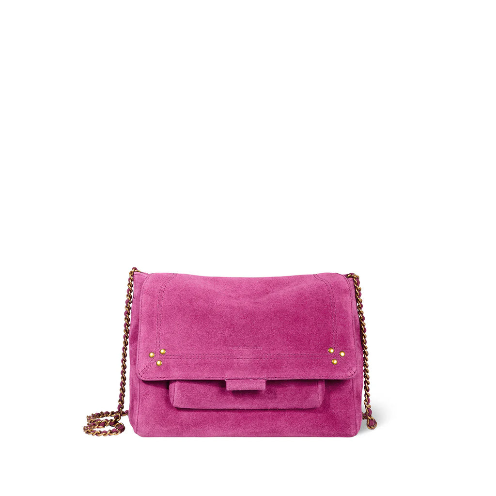 Jerome Dreyfuss Lulu in Split Suede Orchidée