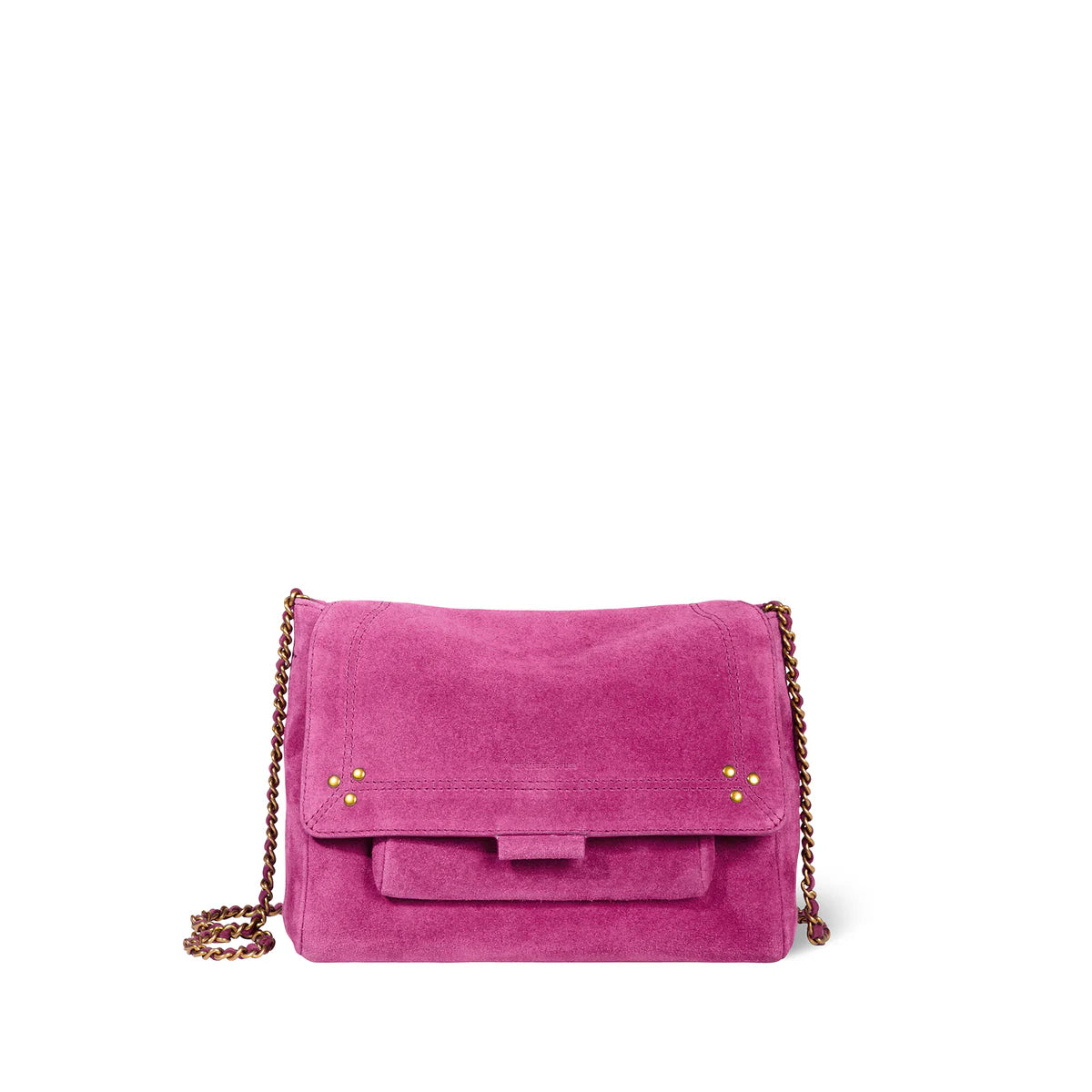 Jerome Dreyfuss Lulu in Split Suede Orchidée