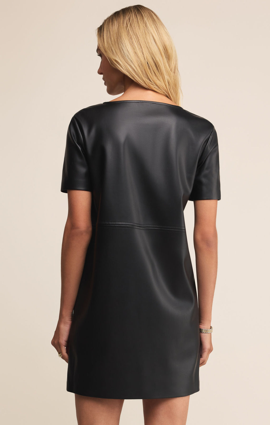 Z Supply London Faux Leather Dress