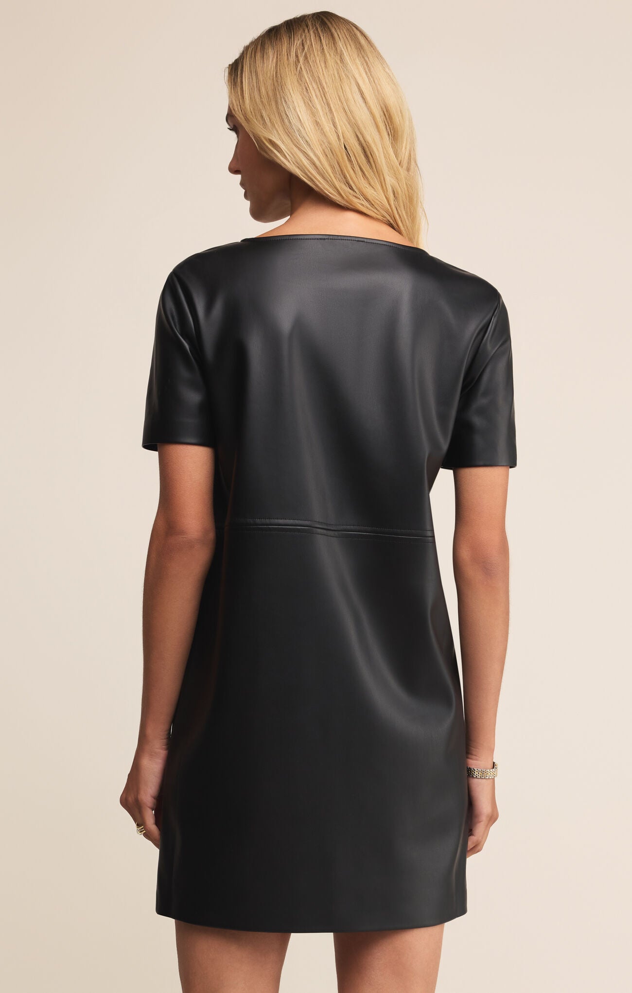Z Supply London Faux Leather Dress