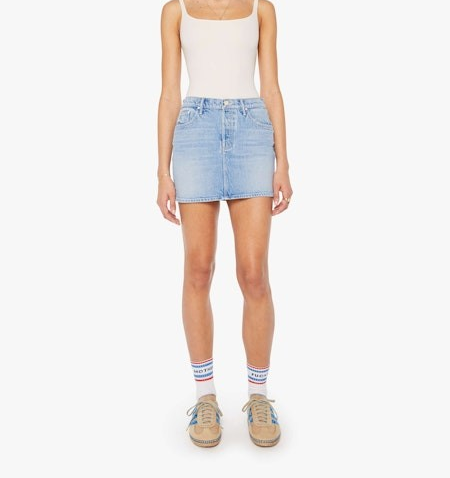 Mother The Vagabond Mini skirt in Magic School Bus