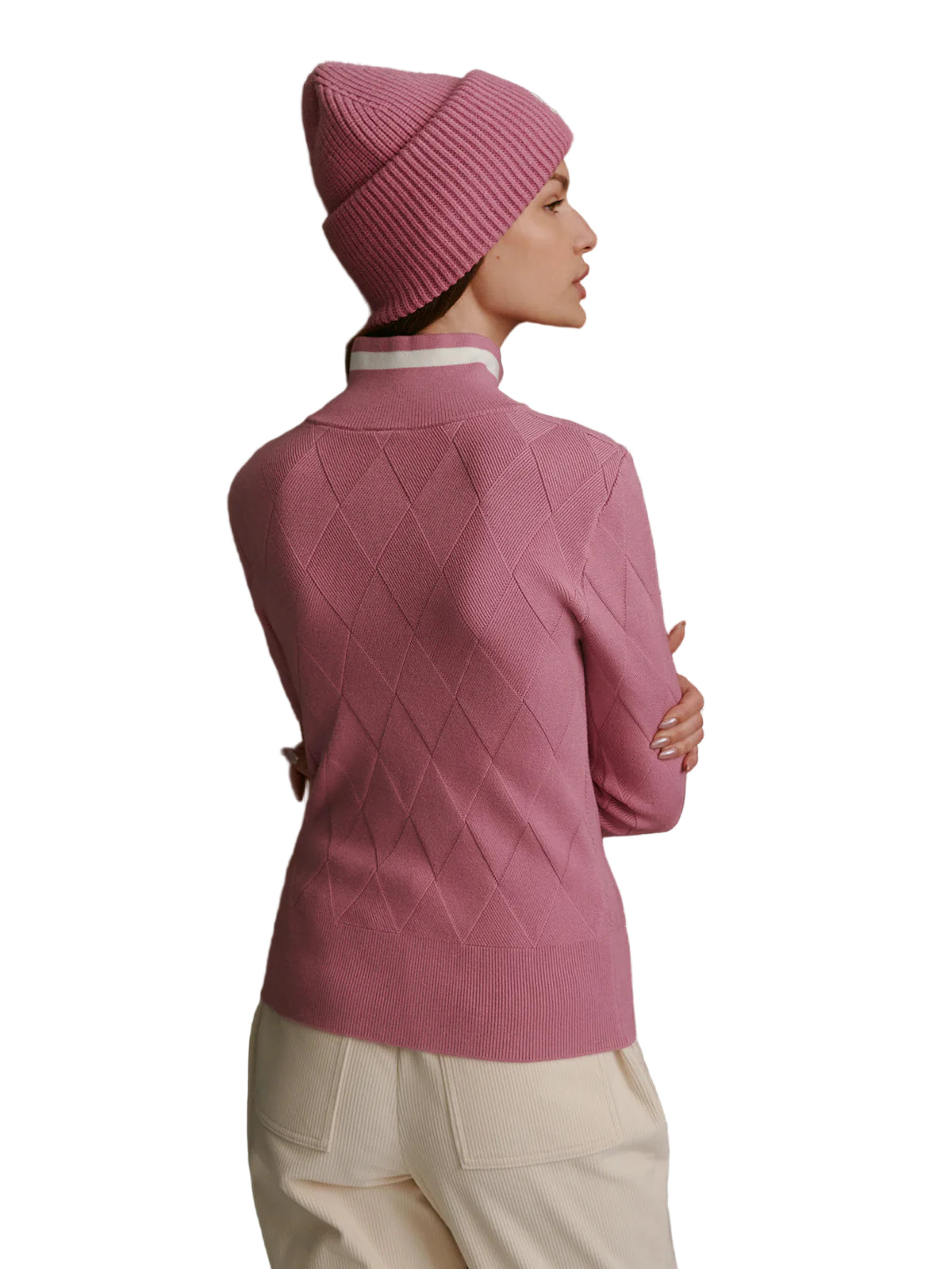 Varley Barthe Zip through knit jacket