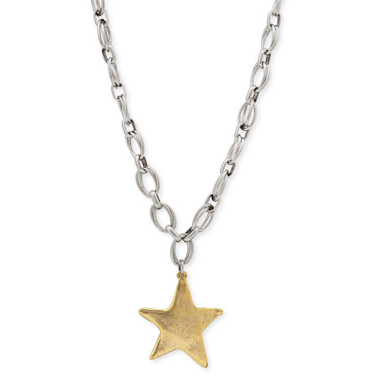 Bracha Star Shine Two Tone Necklace