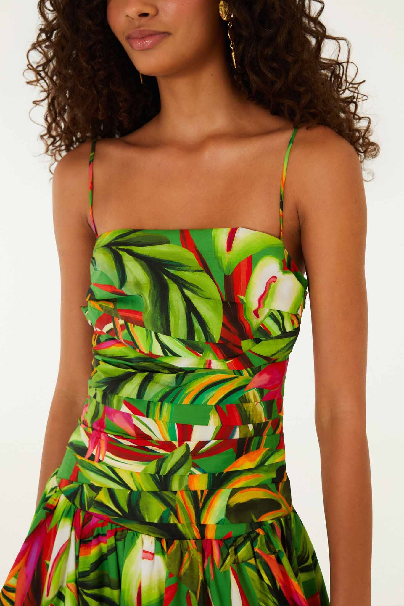 Farm Rio Tropical Dream Green Maxi