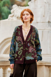 Farm Rio Mixed Delhi Floral Cardigan