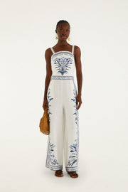Farm Rio Flowers Arch Jumpsuit