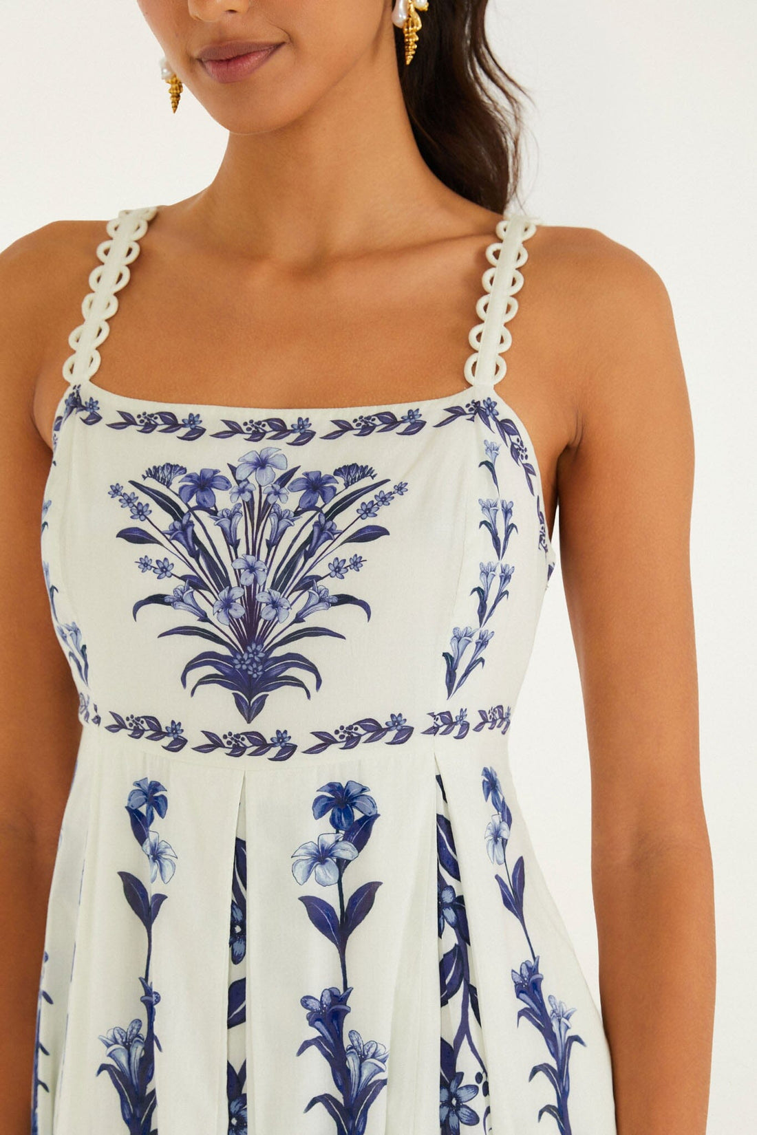 Farm Rio flowers Arch Maxi Dress