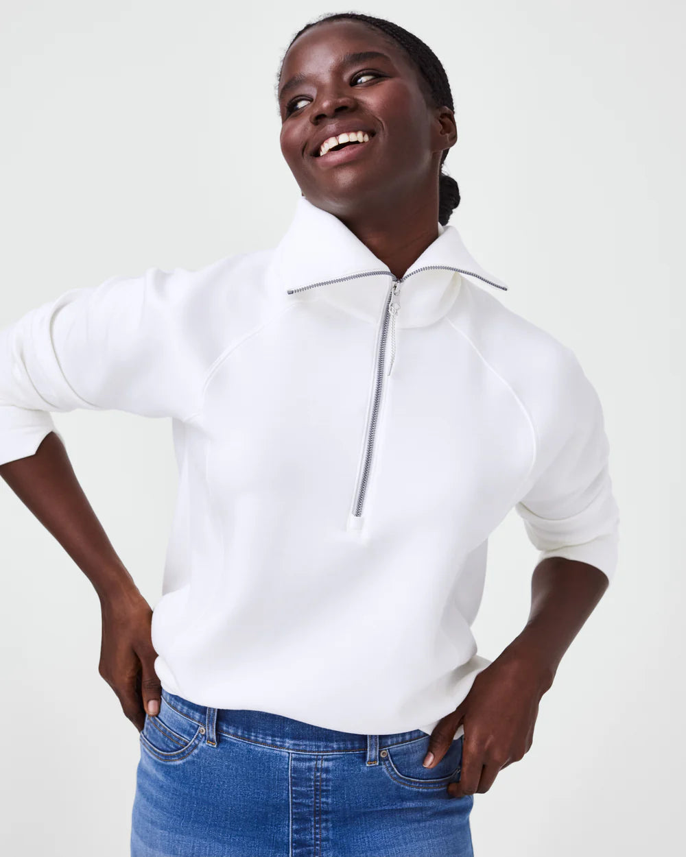 Spanx: Air Essentials Half Zip