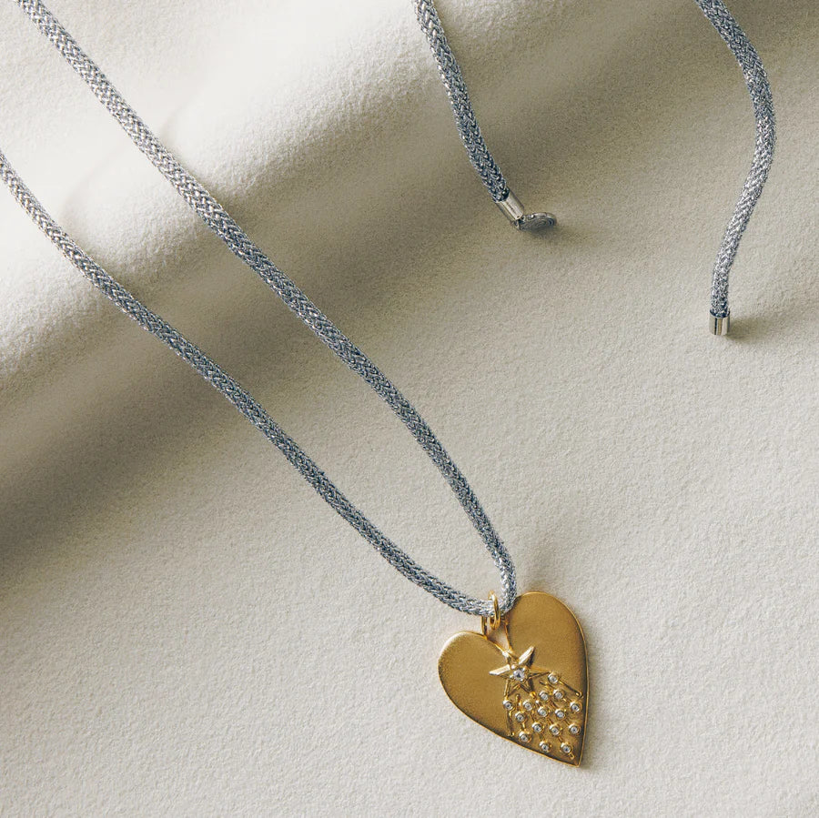 Hart Silver Cord w Halleys Heart Charm