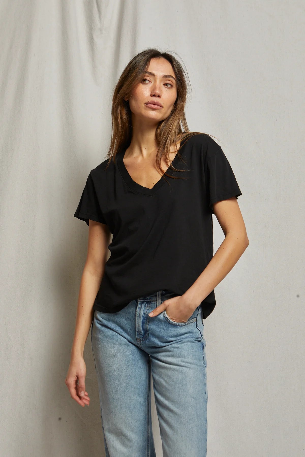 Perfect White Tee Hendrix Basic VNeck