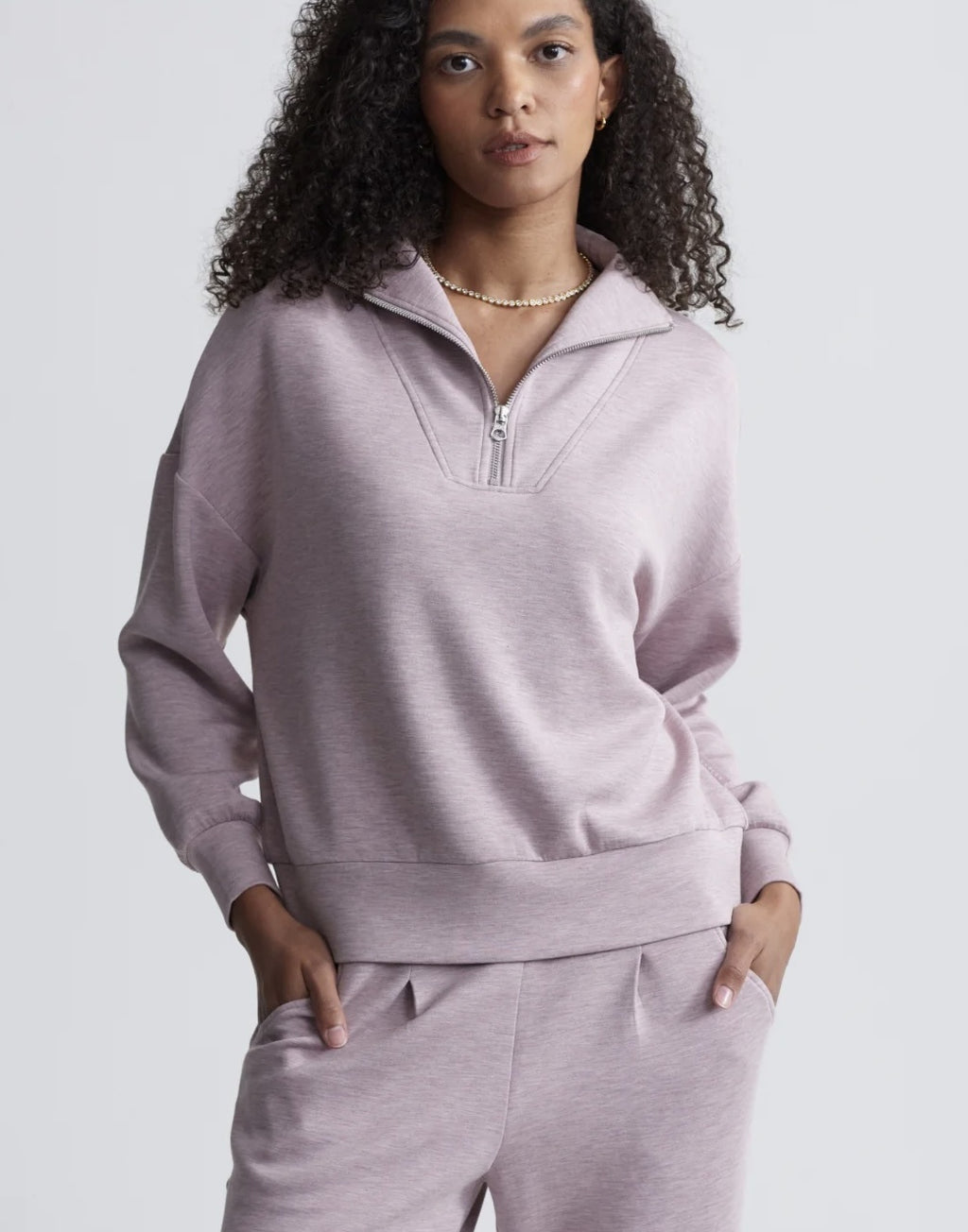 Varley: Hawley Half Zip Sweat