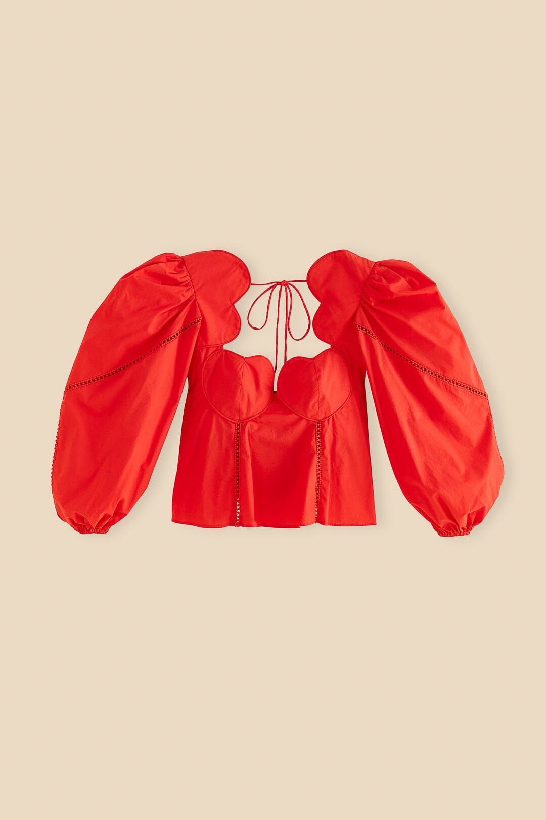 Farm Rio Red Heart Blouse
