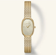 Breda Jane Mini Tethered Gold and Champ Metal Bracelet Watch