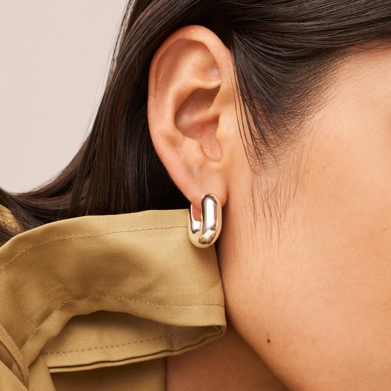 Jenny Bird: Puffy U-Link Silver