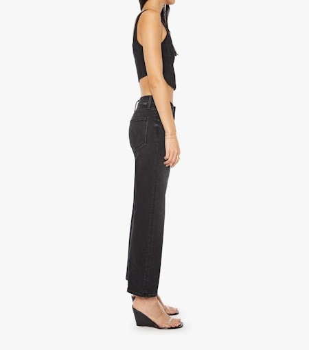 Mother The Mid Rise Rambler Zip Flood in Spiked Hair Art Flair