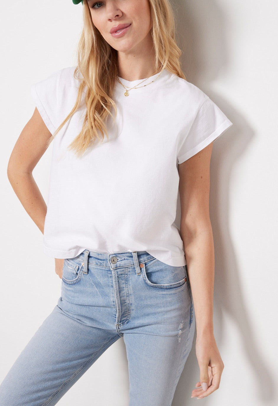 Agolde: Bryce Cap Sleeve Tee