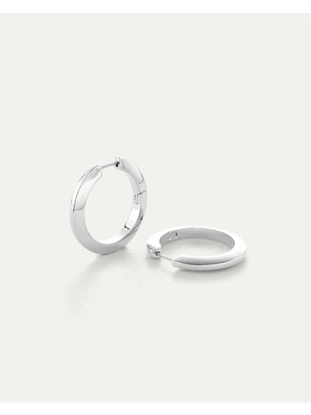 Jenny Bird Toni Hinged Hoop Silver