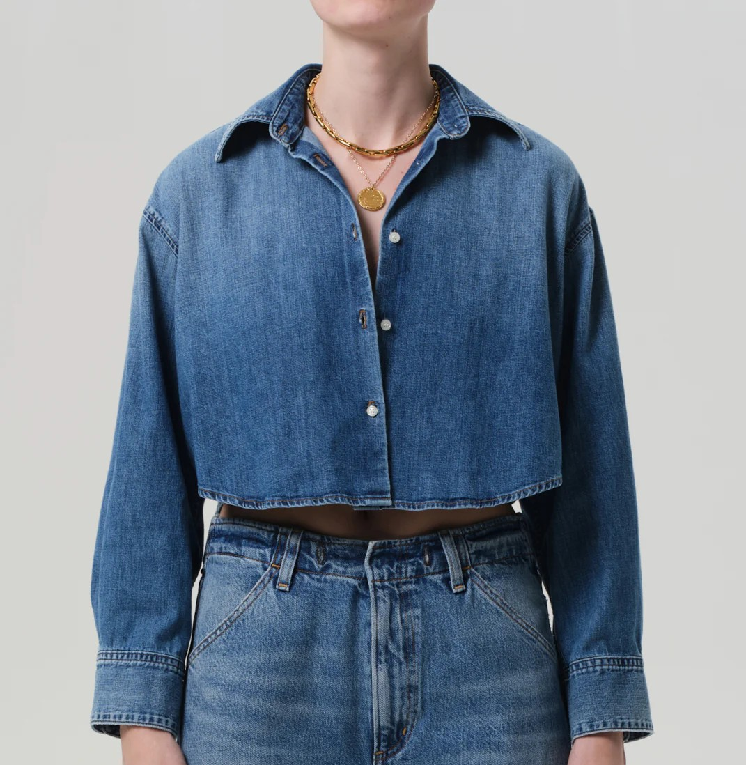Citizens of Humanity Ana Cropped Shirt