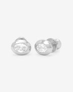 Melinda Maria She's a Boss Studs 6mm Silver