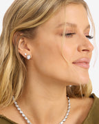 Melinda Maria She's a Boss Studs 8mm Silver